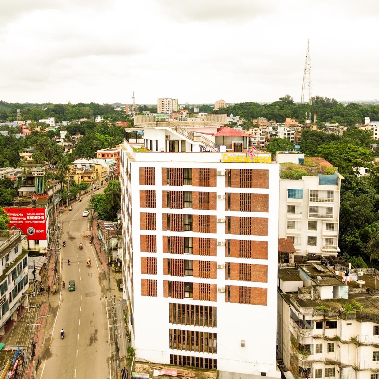 Hotel Crystal Rose - Sylhet Exteriör bild